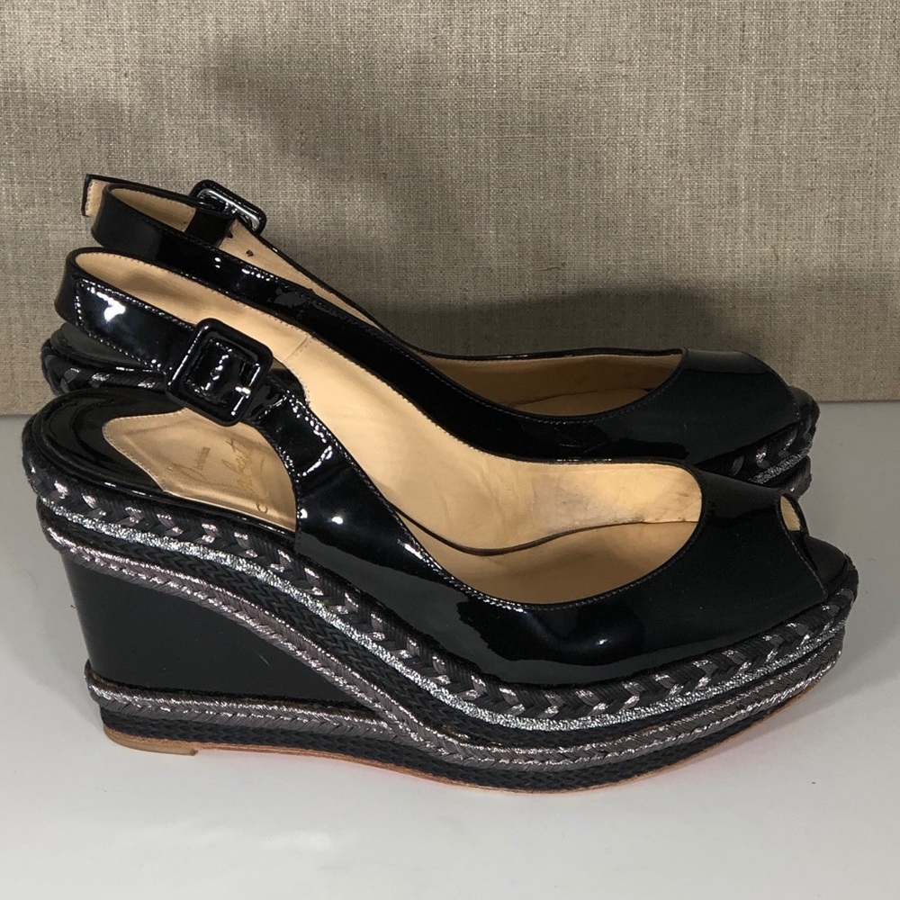 Authentic Christian Louboutin Espadrille Heels US 6